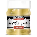 Pentart metál akrilfesték 230ml arany