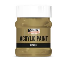 Pentart metál akrilfesték 230ml antikréz