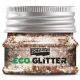 Pentart Eco Glitter rózsaarany, durva min. 15 g