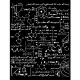 Stamperia vastag stencil 20x25cm - KSTD097 Alkímia képletek