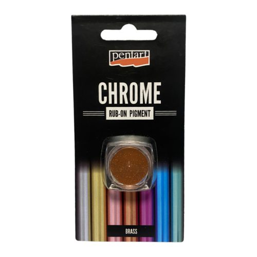 Pentart Rub-on pigment krómozott hatás 0,5g bronz