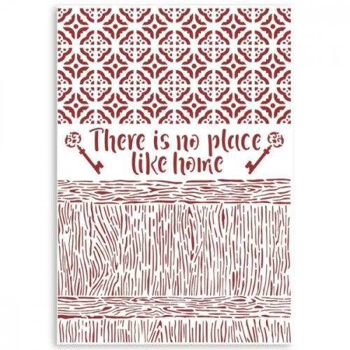Stencil G méret 21x29,7cm - Casa Granada There is no place like home