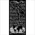 Stamperia vastag stencil 12x25cm - KSTDL68 Create Happiness The World