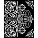 Stamperia vastag stencil 20x25cm - KSTD130 Magic Forest door ornaments