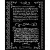 Stamperia vastag stencil 20x25cm - KSTD132 Vintage Library letters