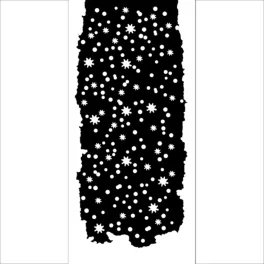 Stamperia vastag stencil 12x25cm - KSTDL84  Little dots
