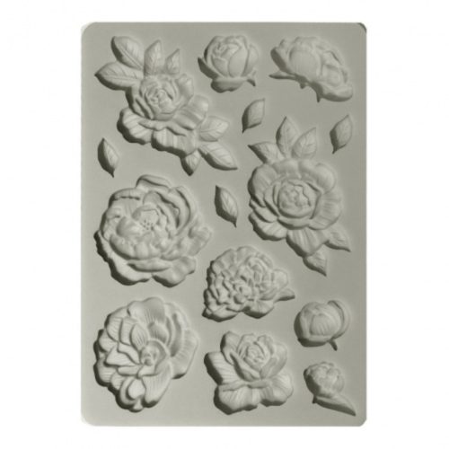 Stamperia szilikon öntőforma A5 - KACMA505 Precious peony