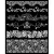 Stamperia vastag stencil 20x25cm - KSTD153 Romance Forever borders