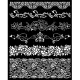 Stamperia vastag stencil 20x25cm - KSTD153 Romance Forever borders