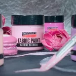 Pentart textilfesték 50ml,  napsárga