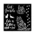 Stamperia vastag stencil 18x18cm - KSTDQ100 Orchids and Cats Best friends