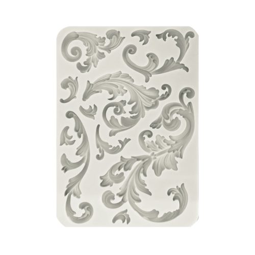 Stamperia szilikon öntőforma A5  - KACMA508 Sir Vagabond in Fantasy World corners and ornaments