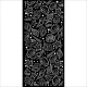 Stamperia vastag stencil 12x25cm - KSTDL90 Sea Land shells