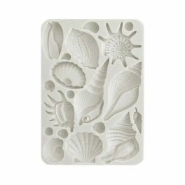 Stamperia szilikon öntőforma A5 - KACMA524 Sea Land shells