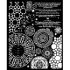 Stamperia vastag stencil 20x25cm - KSTD162 Fortune macrocosm mixed patterns