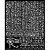Stamperia vastag stencil 20x25cm - KSTD163 Fortune Egypt