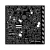 Stamperia vastag stencil 18x18cm - KSTDQ105 Shabby Rose writings