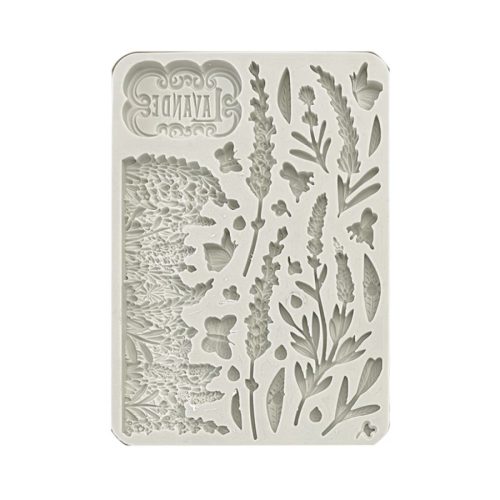 Stamperia szilikon öntőforma A5 - KACMA530 Lavender elements