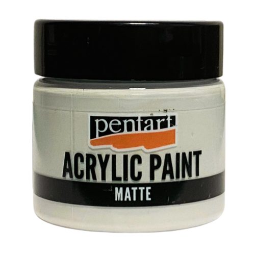 Pentart matt akrilfesték 50ml törtfehér