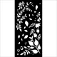Stamperia vastag stencil 12x25cm - KSTDL108 Create Happiness Dewdrops big leaves