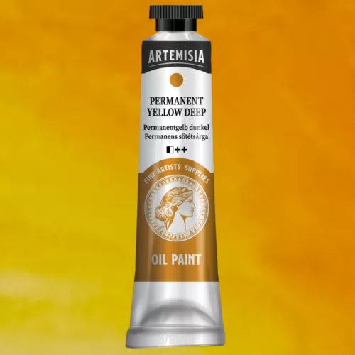 Művész olajfesték 20ml permanens sötétsárga - Artemisia