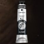 Művész olajfesték 40ml koromfekete - Artemisia