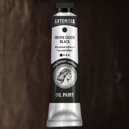 Művész olajfesték 40ml vas-oxid-fekete - Artemisia