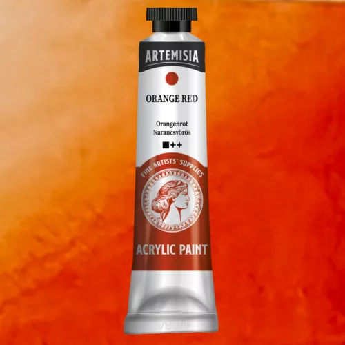 Művész akrilfesték 20ml narancsvörös - Artemisia