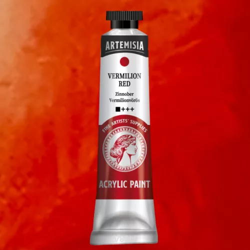 Művész akrilfesték 20ml vermilionvörös - Artemisia