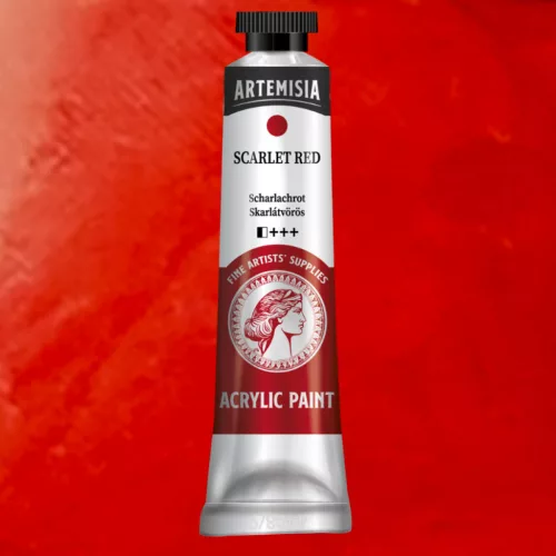 Művész akrilfesték 20ml skarlátvörös - Artemisia