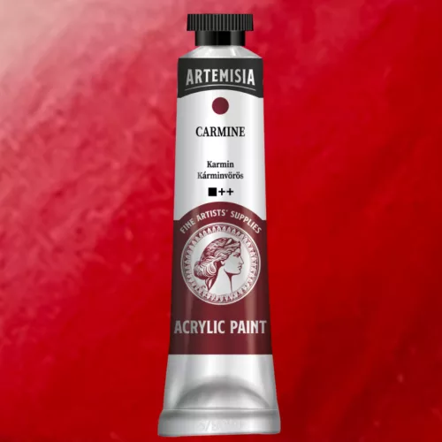Művész akrilfesték 20ml kárminvörös - Artemisia