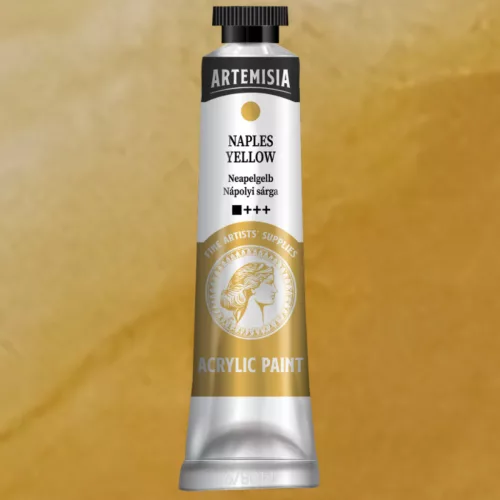 Művész akrilfesték 20ml nápolyi sárga - Artemisia