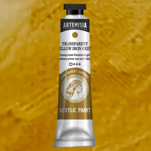 Művész akrilfesték 20ml transzparens vas-oxid-sárga - Artemisia