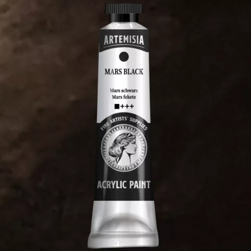 Művész akrilfesték 20ml Mars fekete - Artemisia