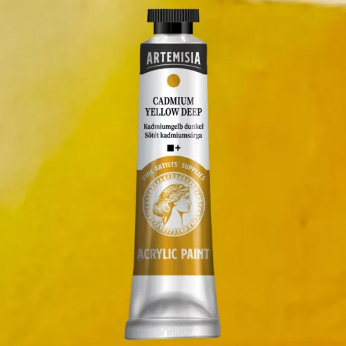 Művész akrilfesték 20ml sötét kadmiumsárga - Artemisia