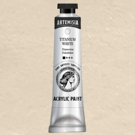 Művész akrilfesték 20ml titánfehér - Artemisia