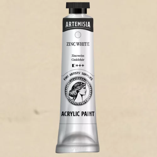 Művész akrilfesték 20ml cinkfehér - Artemisia