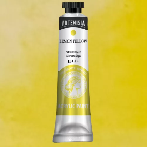 Művész akrilfesték 20ml citromsárga - Artemisia