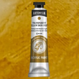   Művész akrilfesték 40ml transzparens vas-oxid-sárga - Artemisia