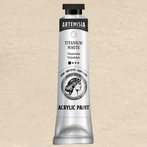 Művész akrilfesték 40ml titánfehér - Artemisia