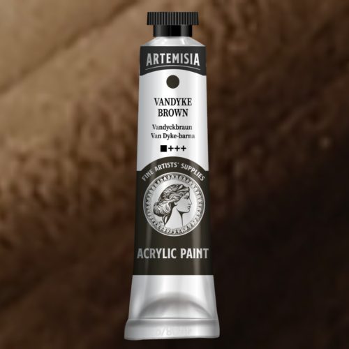 Művész akrilfesték 40ml Van Dyke-barna - Artemisia
