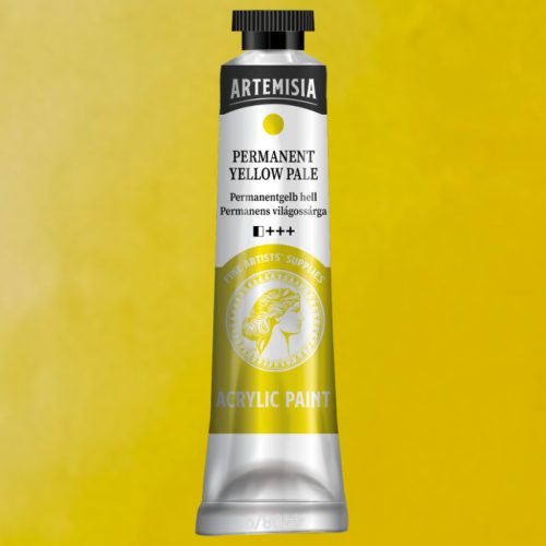Művész akrilfesték 40ml permanens világossárga - Artemisia