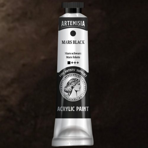 Művész akrilfesték 120ml Mars fekete - Artemisia