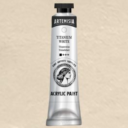 Művész akrilfesték 120ml titánfehér - Artemisia
