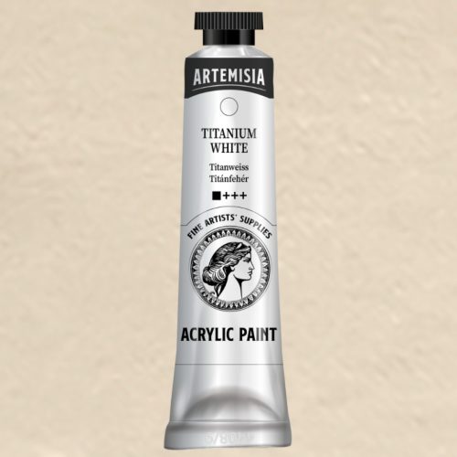 Művész akrilfesték 120ml titánfehér - Artemisia