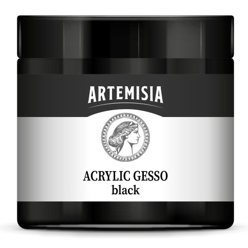Akril gesso 250ml fekete - Artemisia