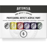 Művész akrilfesték szett 6x20ml - Artemisia