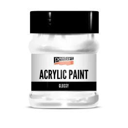 Pentart fényes akrilfesték 230ml fehér