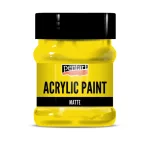 Pentart matt akrilfesték 230 ml sárga