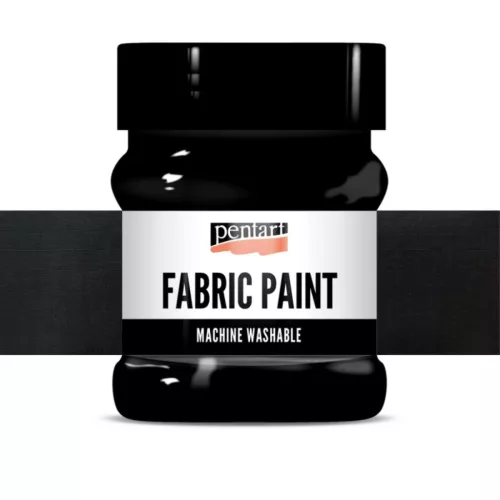 Pentart textilfesték 230ml, fekete